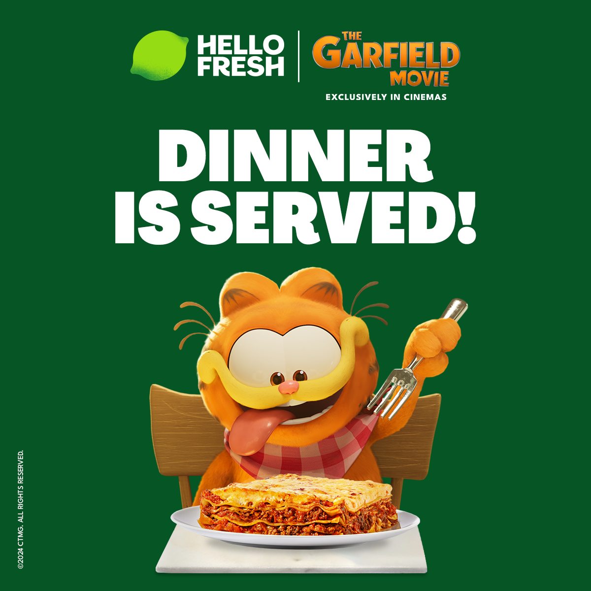 HelloFresh x The Garfield Movie