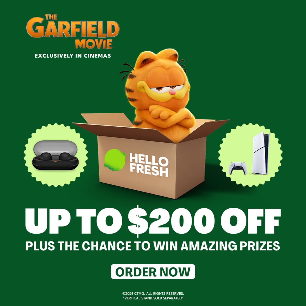 HelloFresh x The Garfield Movie