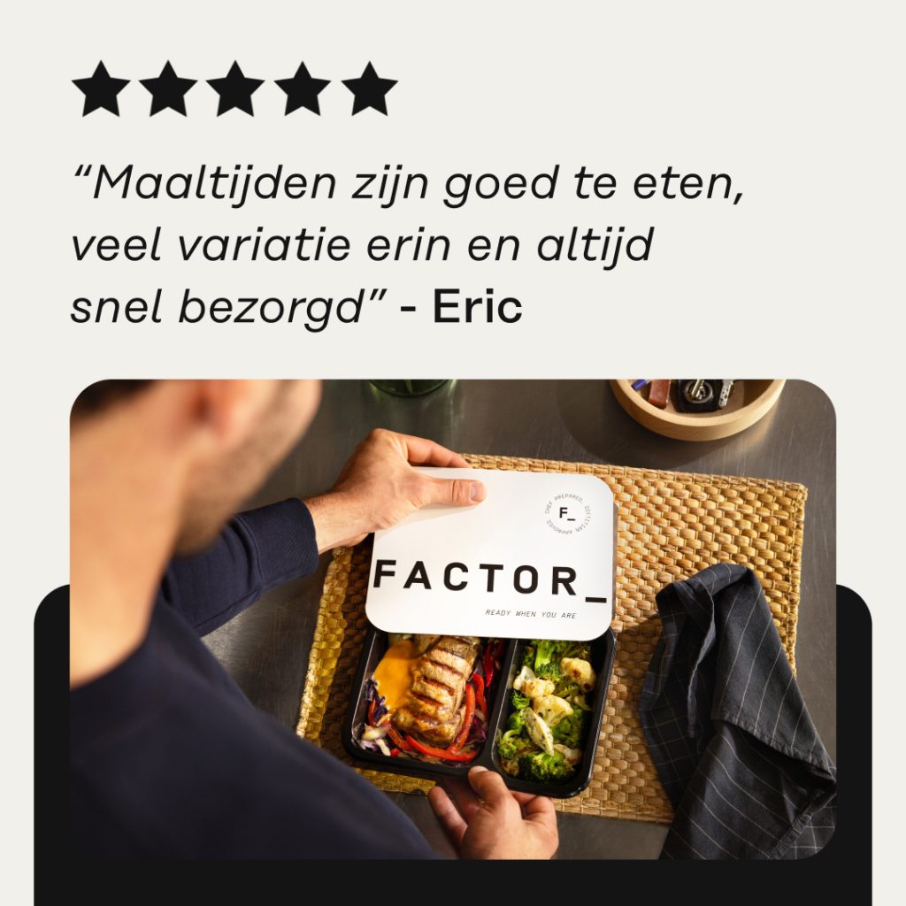 Factor - meal kit - brand design