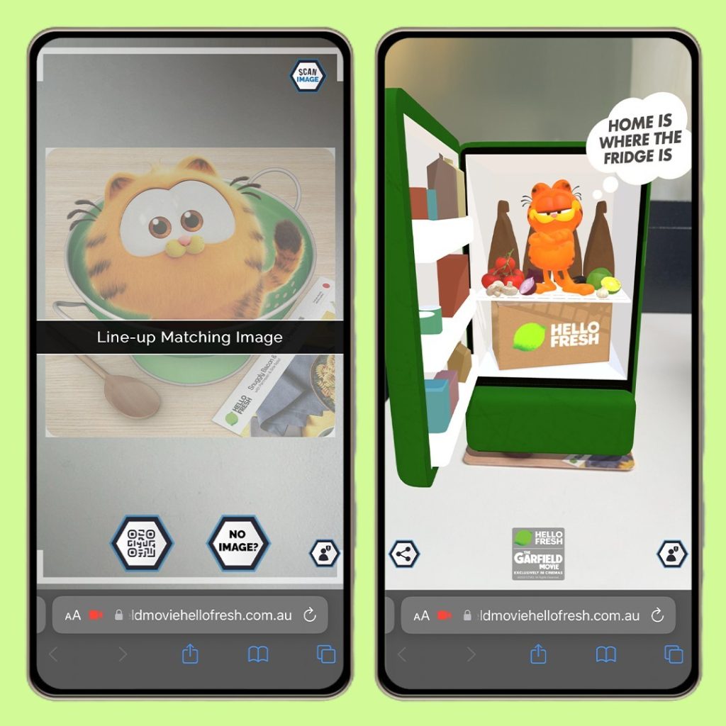 HelloFresh x The Garfield Movie