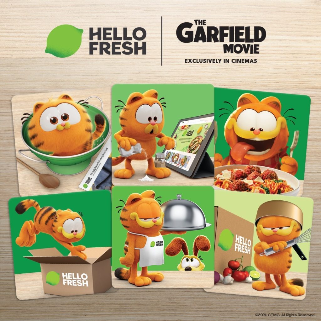 HelloFresh x The Garfield Movie